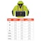Ergodyne Jacket, Sherpa; Polyester, Class 2 Type R, Lime, M 8275 - alternate 7